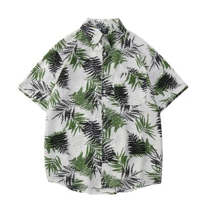 China Professional Anti-Shrink Design Multicolor Hawaiian Style Men's Button Retro Short Sleeve Custom Shirt for sale