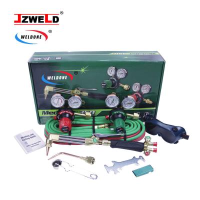 China Good and Full Victory Medalist Brass Gas Welding Equipment 350 Portable Welding and Cutting Kit for sale