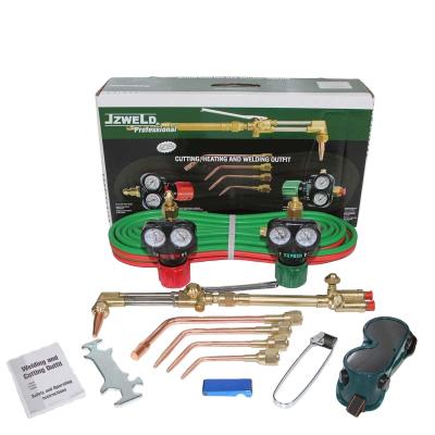 China Good and Full Brass Mate Welding Kit Heavy Duty Cutting and Welding Equipment 0384-2035 with ESS4 Edge Regulator for sale