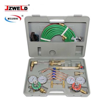 China Cutting Industry Oxygen Acetylene Welding Cutting Torch Kit, Oxygen Welding Professional Set Carrying Case for sale