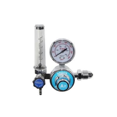 China JZWELD Full Brass Argon CO2 Regulator With Flow Meter TIG Welder MIG Weld Gauge CGA580 Inlet Con for sale