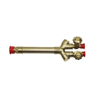 China Full Victor Cutting Torch Handle in 315FC brass with kickback interceptors and check valves for sale