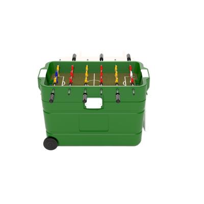 China Waterproof Foosball Game With 60L Ice Box Cart Cooler Cart , Foosball Cooler For Roach And Camping for sale