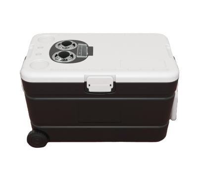 China Wholesale 43L Cooler Box Waterproof Insulated Waterproof Speakers On Wheel for sale