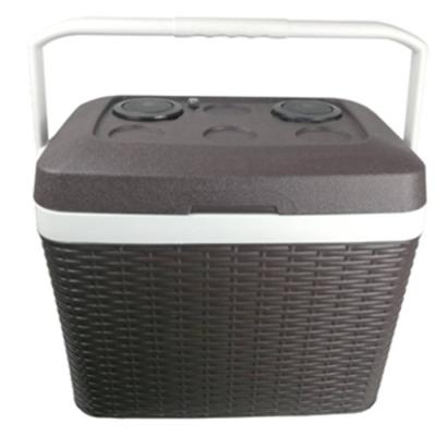 China Waterproof PP And Cooler Insulation Material Rattan Speaker Bluetooth Speaker With Lithium Battery for sale