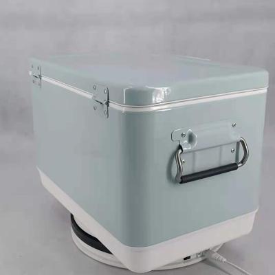 China Delivery Waterproof Ice Food Table Freezer 30L Car Thermal Box Fishing Portable Styrofoam Ice Cooler Vaccine Cooling Box for sale