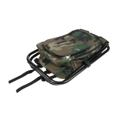 China Easy-carry outdoor foldable fishing chair with cooler bag camping cooler chair for sale