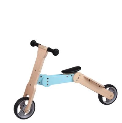 China Kids Plastic Scooter Wooden Balance Bike Pushing Scooter for sale