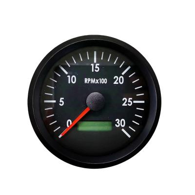 China VDO LCD Display Tachometer CHINA Diesel Engine Meter 333-035-010X 80mm for sale