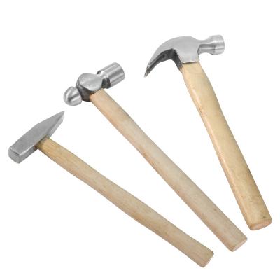 China Multiple Hammer Wood Handle High Carbon Steel Hammer Tools for sale