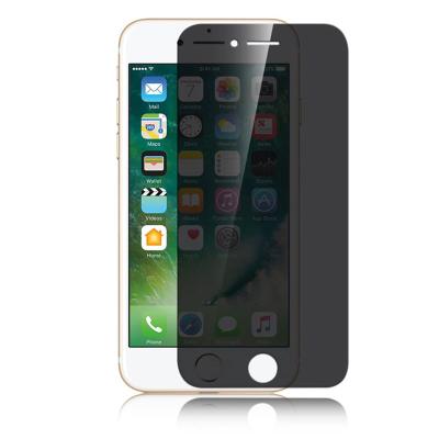 China Cell Phone 9H 0.33mm Spy 9D Privacy Phone Screen Protector Anti Tempered Glass Film For iPhone 7 Plus for sale