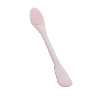 China Silicone Face Mask Sweep Deep Pore Diy Cosmetic Mask Brush Exfoliating Face Wash Mask Tool Dual 2 in 1 Detergent Brush for sale