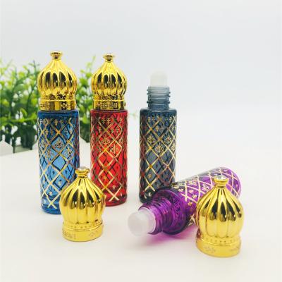 China Cosmetic Wholesale Fashionable Colorful Deodorant Container Roll On Bottle 10ml for sale