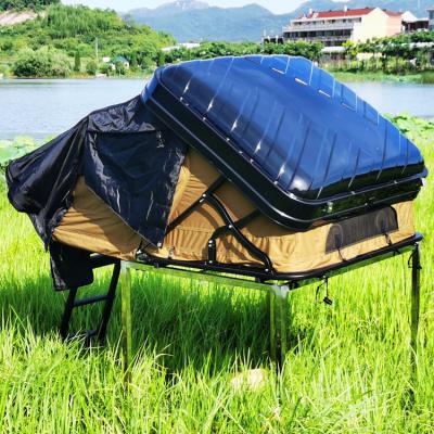 China Extended Type 4x4 Hard Top Clamshell Truck Car Camping Roof Top Tent Hard Shell 4 Person for sale