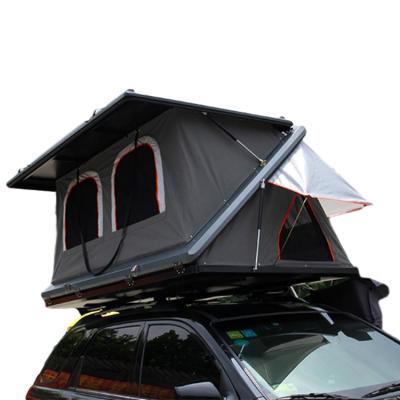 China Straight Brace Type Fashion Design High Quality Aluminum Hard Shell Car Roof Top Tent For Camping for sale