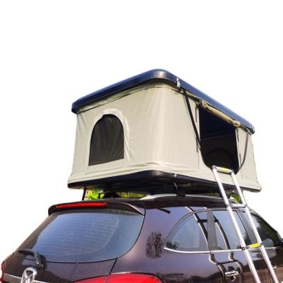 China Diagonal Tying Type Family ABS Plastic Case Roof Top Tent Camping Auto Car Hard Shell Roof Top Tent For Sale for sale