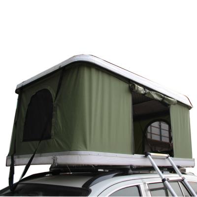 China Hi-Tech Fiberglass Car Diagonal Tying Type Camping Hard Shell Roof Top Tent For Wholesale for sale