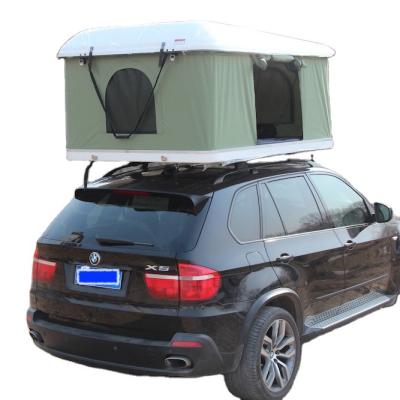 China Diagonal Tether Type 2021 Wholesale Automatic Hard Shell Car Rooftop Tent For Outdoor Camping for sale