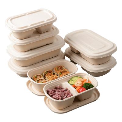 China Compostable Biodegradable In 90 Day Take Out Near Me Cardboard Lunch Boxes Plastic Food Containers With Lids Wholesale for sale