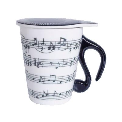 China CREATIVE Musical Note Ceramic Mug for Music Players Musicians for sale