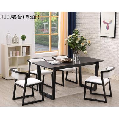 China / Factory Wholesale Exquisite Beautiful Piece Modern Dining Table Set Wooden for sale