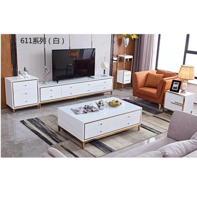 China Wholesale TV Stand End Set Living Room Furniture Luxury Movable Tea Table Te koop