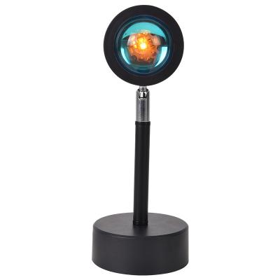 중국 Modern Nordic Style LED Sun Sunrise Sunset Rainbow CIO Live Broadcast Background Projection Light Projecting Table Lamp 판매용