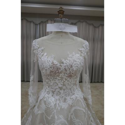 China 2022 Breathable Plastic Net Lace Dropship Ball Gown Women Dress Wedding for sale