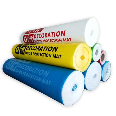 China Moisture-proof decoration floor protection film manufacturers tile non-woven floor protection film tiling floor protection film for sale