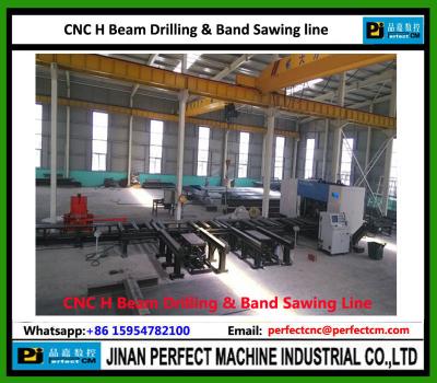 China Cadena de producción de la perforación del haz del CNC H de China proveedor de acero estructural de las máquinas (modelo SWZ1250) en venta