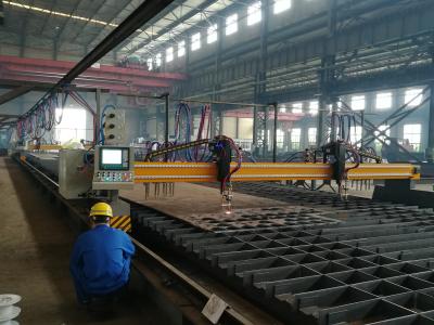 China CNC Plasma & Flame Cutting Machine Gantry Type(China HUYUAN/America HYPERTHEM Plasma Power Source) for sale