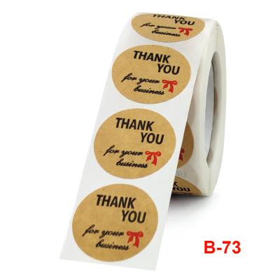 China 2021 Waterproof 1 Inch 2.5 Inch Thank You Supporting My Small Business Stickers for sale