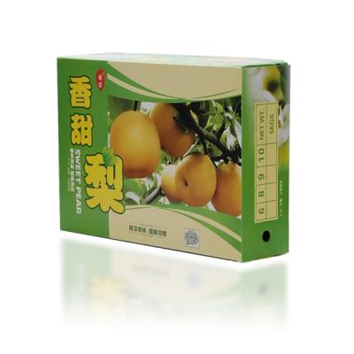 China Best Selling Recyclable Waterproof Color Cardboard Box For Fruit And Vegetable Food for sale