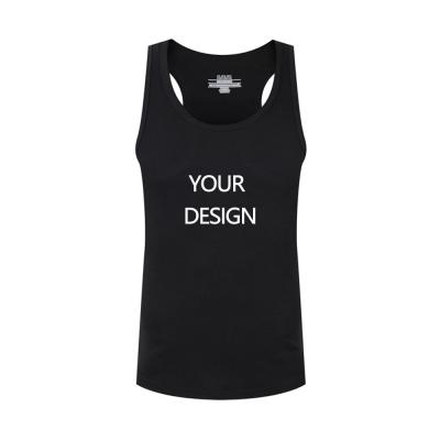 China Fashion New Design QUICK DRY Custom Sleeveless Vest Fitness Sports Wear Bodybuilding Workout Mens Sublimation Tank Top for sale