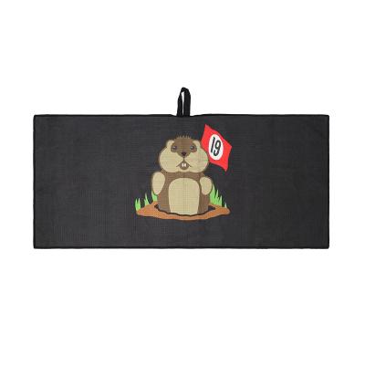 China Sublimated Microfiber Woven Fitness Cooling Towel For Baseball Players 50x100 for sale