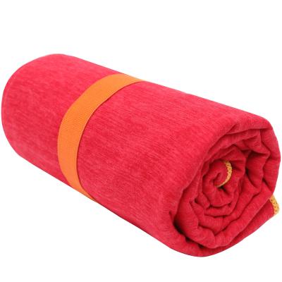 China Toalla de enfriamiento respirable roja 70x140 de los deportes de la microfibra del gimnasio de la yoga en venta