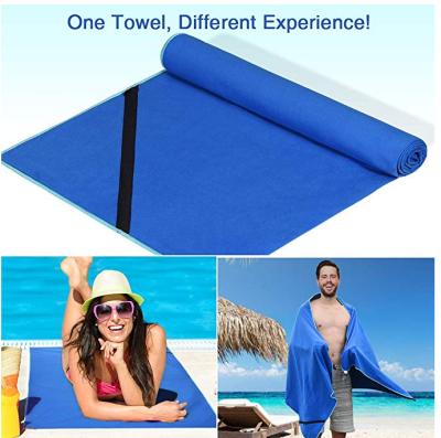 China Wholesale High quality fitness gym towel with logo custom embossed print quick drying microfiber suede sports towel for sale