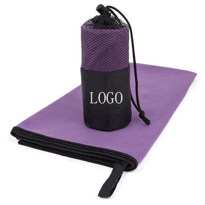 China Microfiber Sweat Towel Quick Drying Gym Hand Towels Custom Logo Travel Gym Fitness Sports Towel for sale