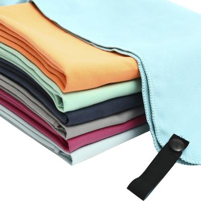 China wholesale quick dry microfiber suede towel custom gym towel yoga sports outdoor towel for sale