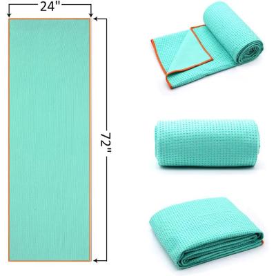 China Multi Purpose Microfiber Yoga Towel Anti Slip Quick Drying Fabric for sale