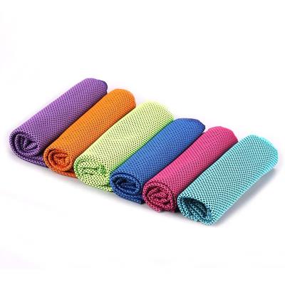 China Always Keep Cool Instant Stay Self Cooling Towel Gym Cooling microfiber sport towel for sale