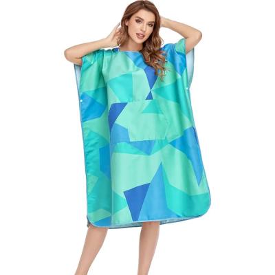 China One Size Fits All Microfiber Poncho Towel For Adults In Bathroom for sale