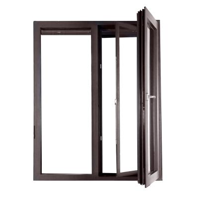 China Fixed Aluminum Glass Casement Crank Windows With Mosquito Screen for sale