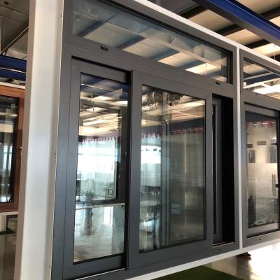 China Magnetic Screen Australia Aluminum Sliding Window Thermal Break Powder Coated Horizontal Window for sale