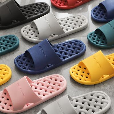 China Fashion Trend Vamp Customized Custom Logo Printing Custom Designer Slides Thick Soles With Summer Slippers For Women And Men for sale