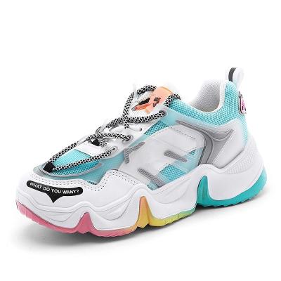 China Cushioning Colorful Fashion Women Sport Causal Running Shoes Women Sneaker Shoes Trainers China for sale