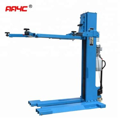 China AA4C Hydraulic One Post Lift 1 Pole Lift 2.5T Capacity, 1.8M Lifting Height, 2.5T Manual Actuator for sale