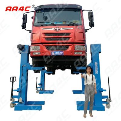 China AA4C 30T Bus &truck lift heavy duty vehicle lift combined parking mechanical mobile 4 post crane column lift (screw-up) 1400*1160*2900mm for sale