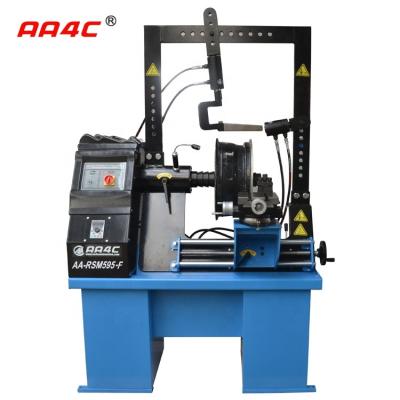 China Full automatic alloy wheel repair machine repair AA4C rim developing machine with full teeth double cylinder jack AA-RSM595-F for sale