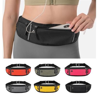 China Portable Custom Running Sports Belt Pouch Cell Phone Hidden Pocket Gym Sports Bags for sale